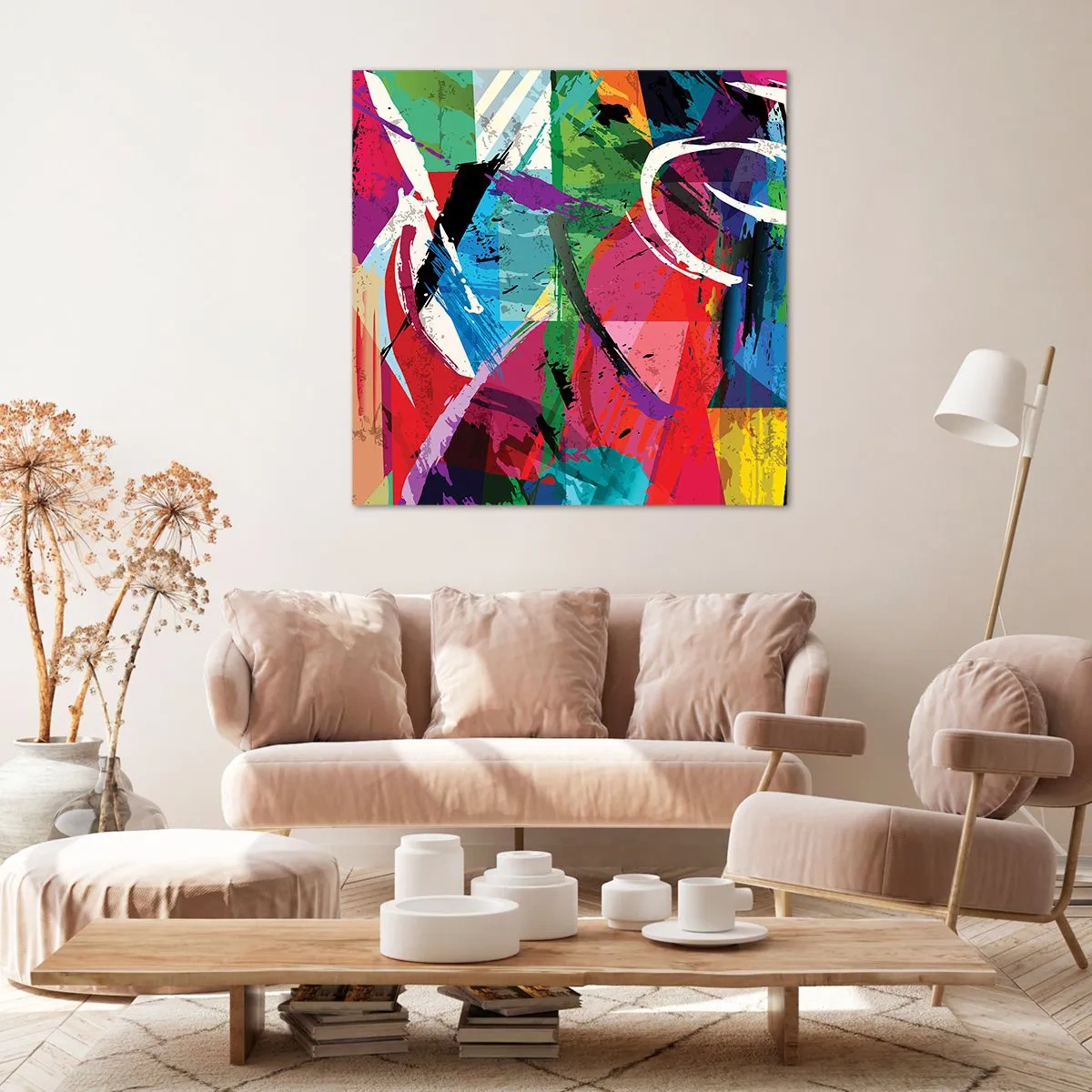 Obraz na plátně - Rychle, živě a čile - 70x70 cm