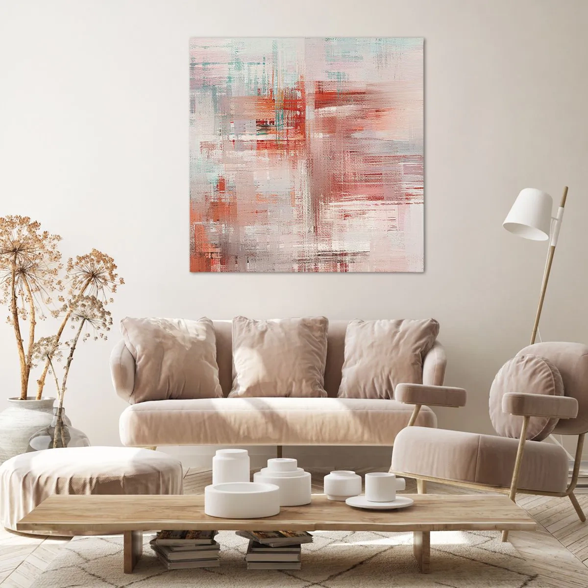 Obraz na plátně - Zamlžené. Ale růžové - 70x70 cm