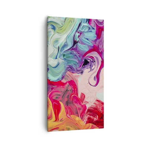 Obraz na plátně - Zrození barev - 55x100 cm