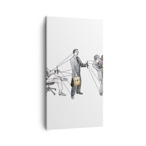 Obraz na plátně - Každý má svého pána - 45x80 cm