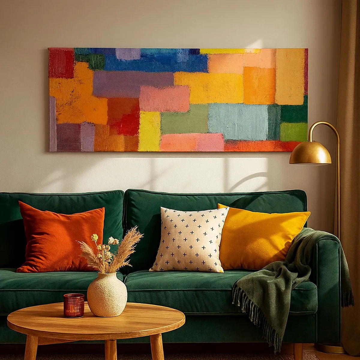 Obraz na plátně - Každý jiný, všechny barevné - 100x40 cm