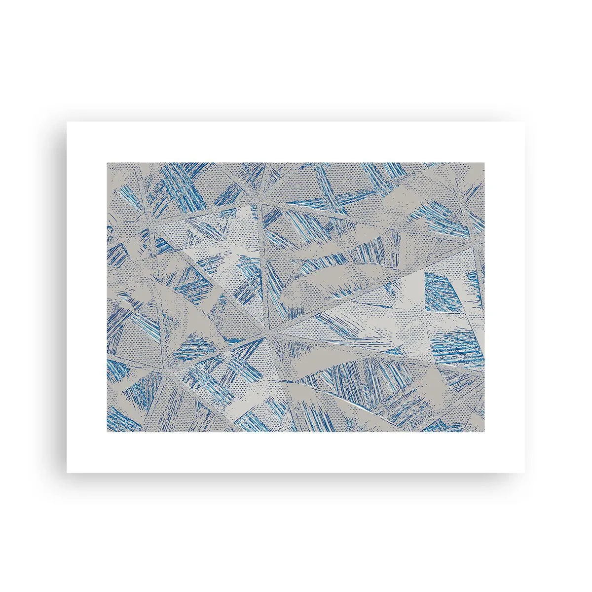 Plakát - V šedomodrém labyrintu - 40x30 cm