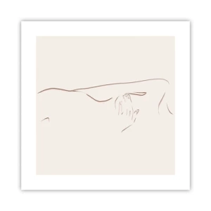 Plakát - Tvar touhy - 40x40 cm