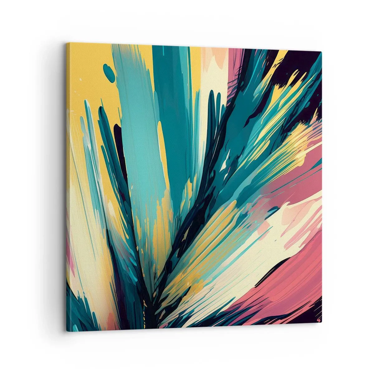 Obraz na plátně - Kompozice – exploze radosti - 60x60 cm
