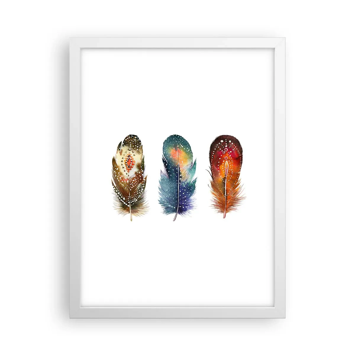 Plakát v bílém rámu - Rituály, obřady, tajemství - 30x40 cm