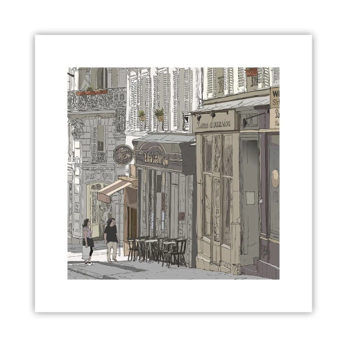 Plakát - Městské radosti - 30x30 cm