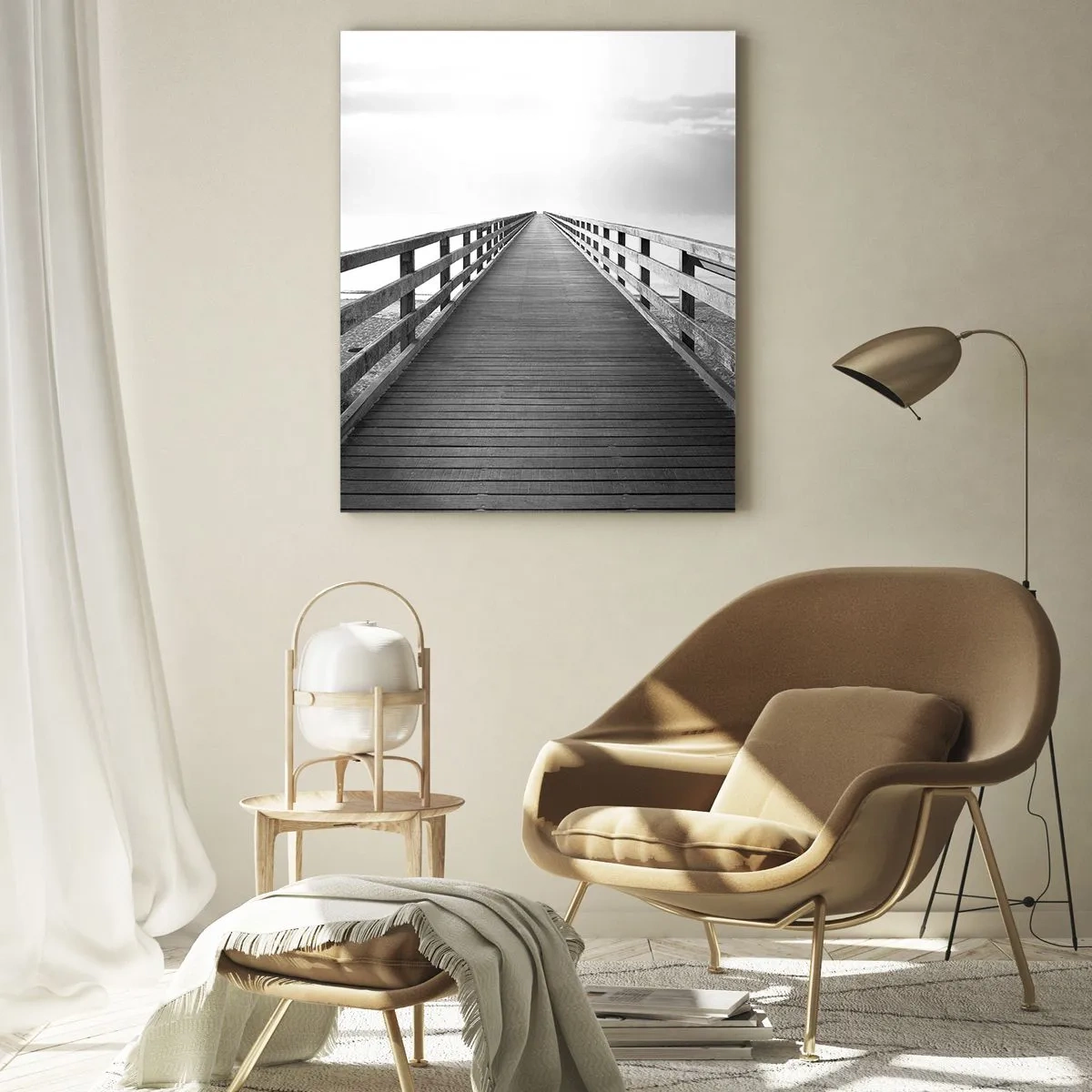 Obraz na skle - Do dálky… - 50x70 cm