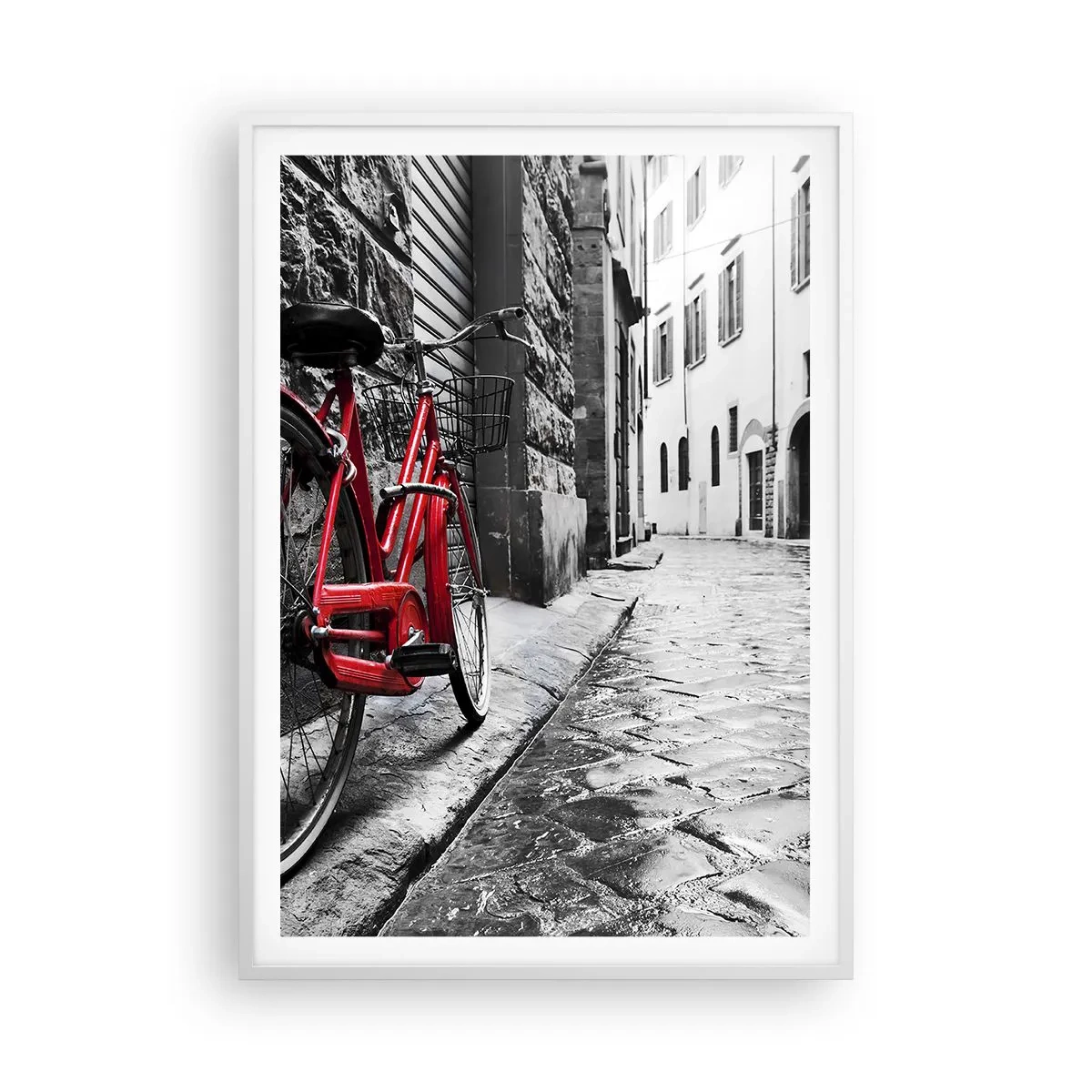 Plakát v bílém rámu - Skutečná krása nestárne - 70x100 cm