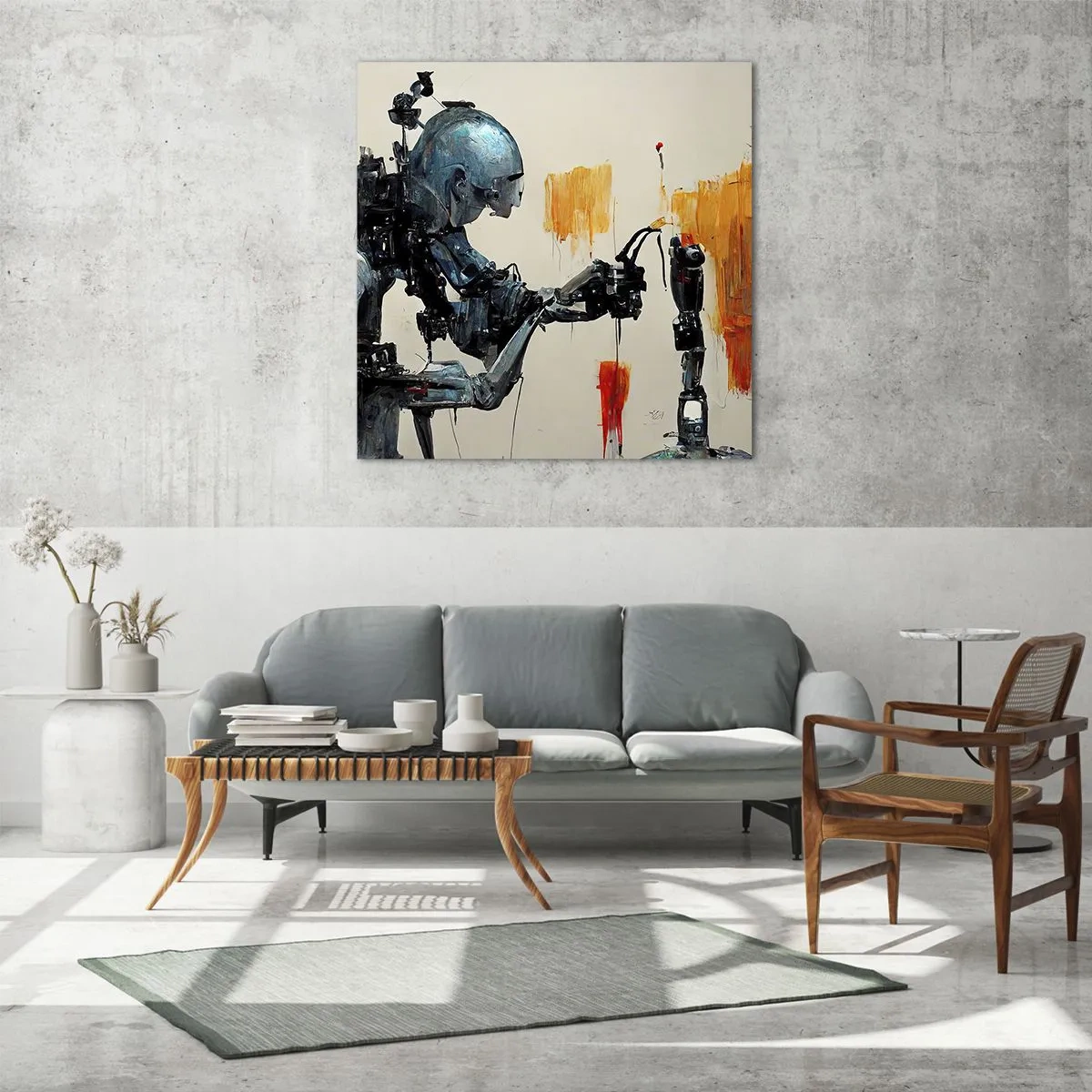 Obraz na skle - Už zítra… - 70x70 cm