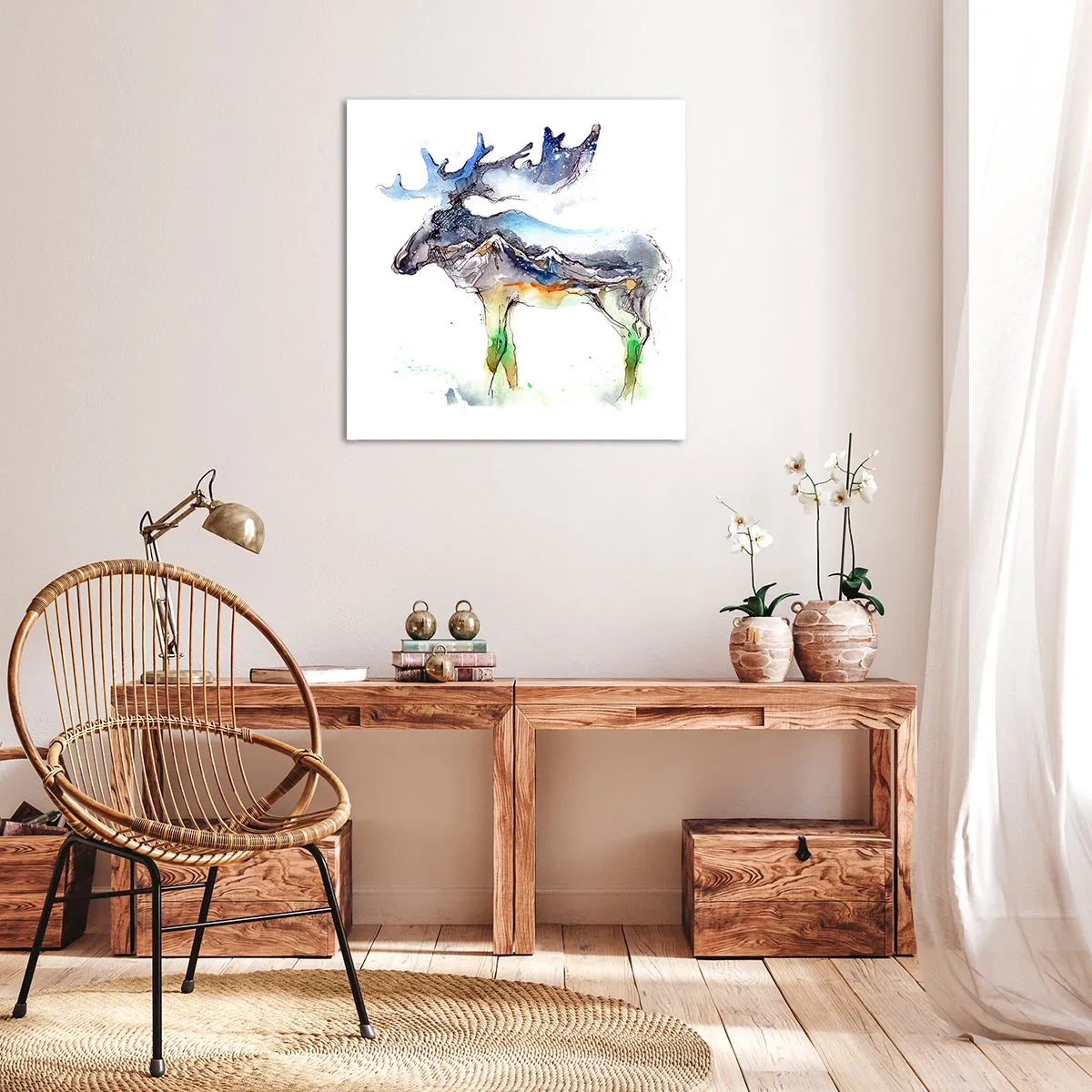 Obraz na plátně - Hrdina zimního příběhu - 60x60 cm