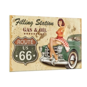 Obraz na skle - Skvělá 40. léta - 120x80 cm