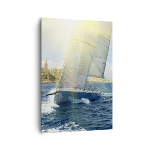 Obraz na plátně - Čas odjet z města - 70x100 cm