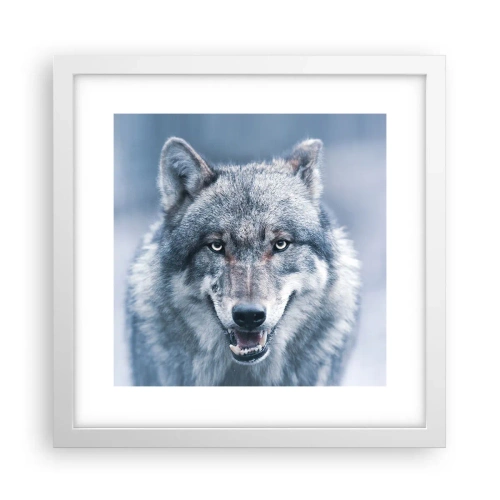 Plakát v bílém rámu - Přijmete tuto výzvu? - 30x30 cm