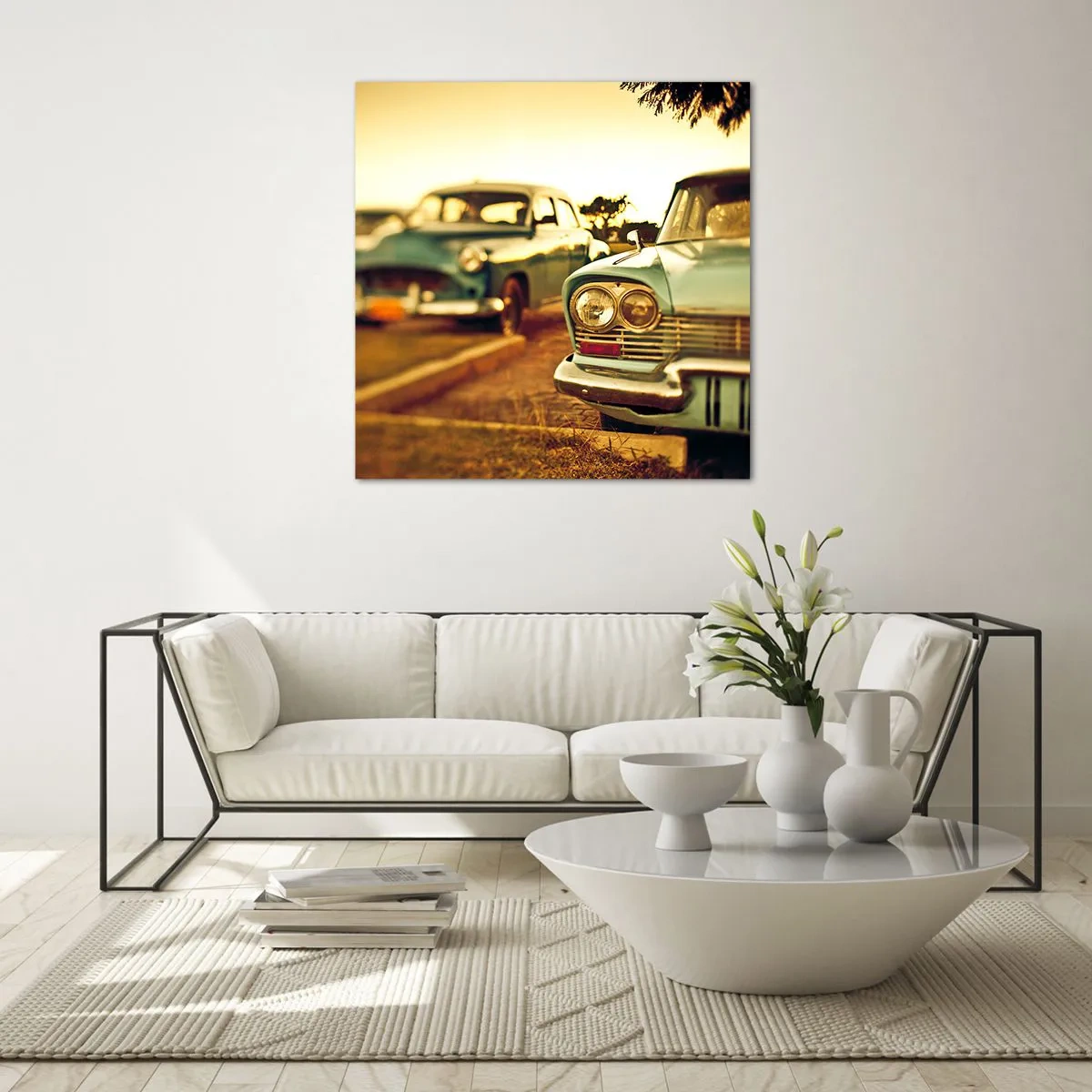 Obraz na skle - Počkáme, uvidíme - 60x60 cm