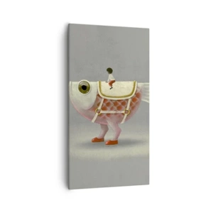 Obraz na plátně - Rybí jezdec - 55x100 cm