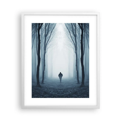 Plakát v bílém rámu - A všechno jednoduché a jasné - 40x50 cm