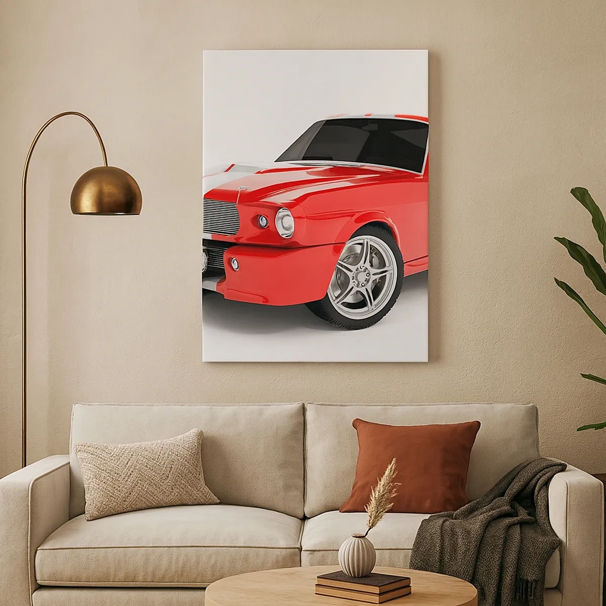 Obraz na plátně - Mustang rychlý jako vítr - 50x70 cm