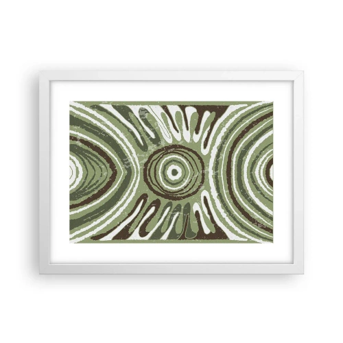 Plakát v bílém rámu - Exploze emocí - 40x30 cm