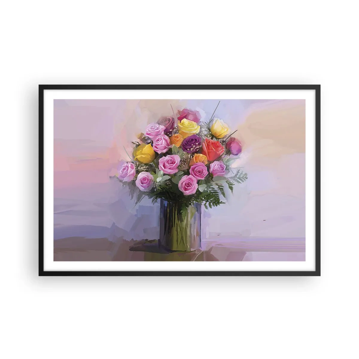 Plakát v černém rámu - Zachycená krása - 91x61 cm
