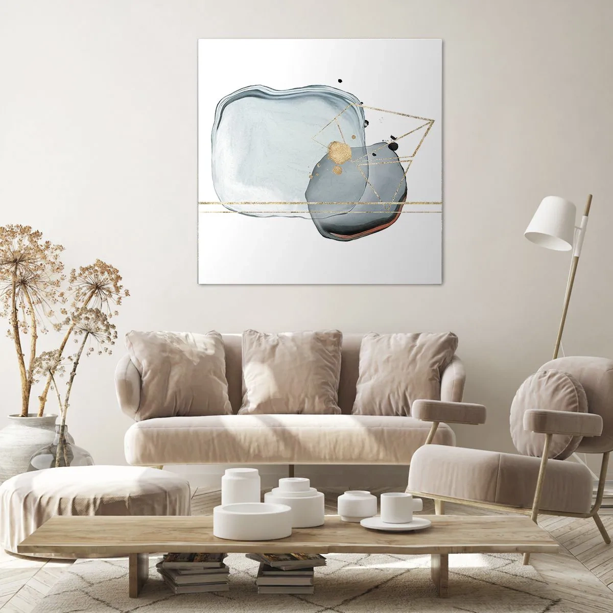 Obraz na plátně - Studie kapky - 70x70 cm