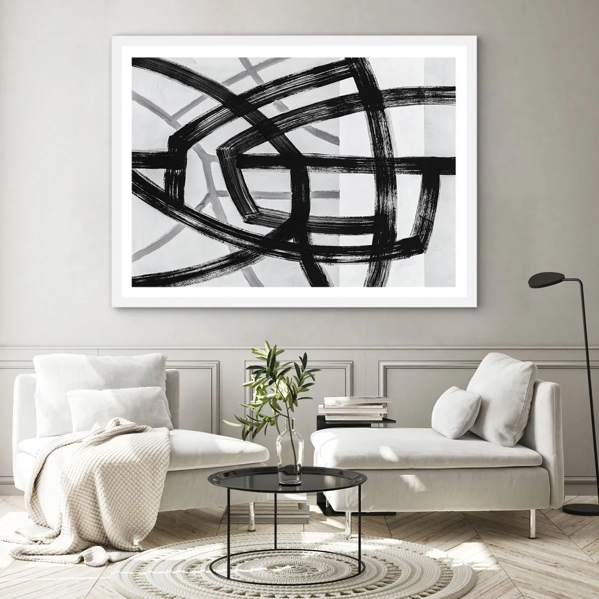 Plakát v bílém rámu - Hloubka - 91x61 cm