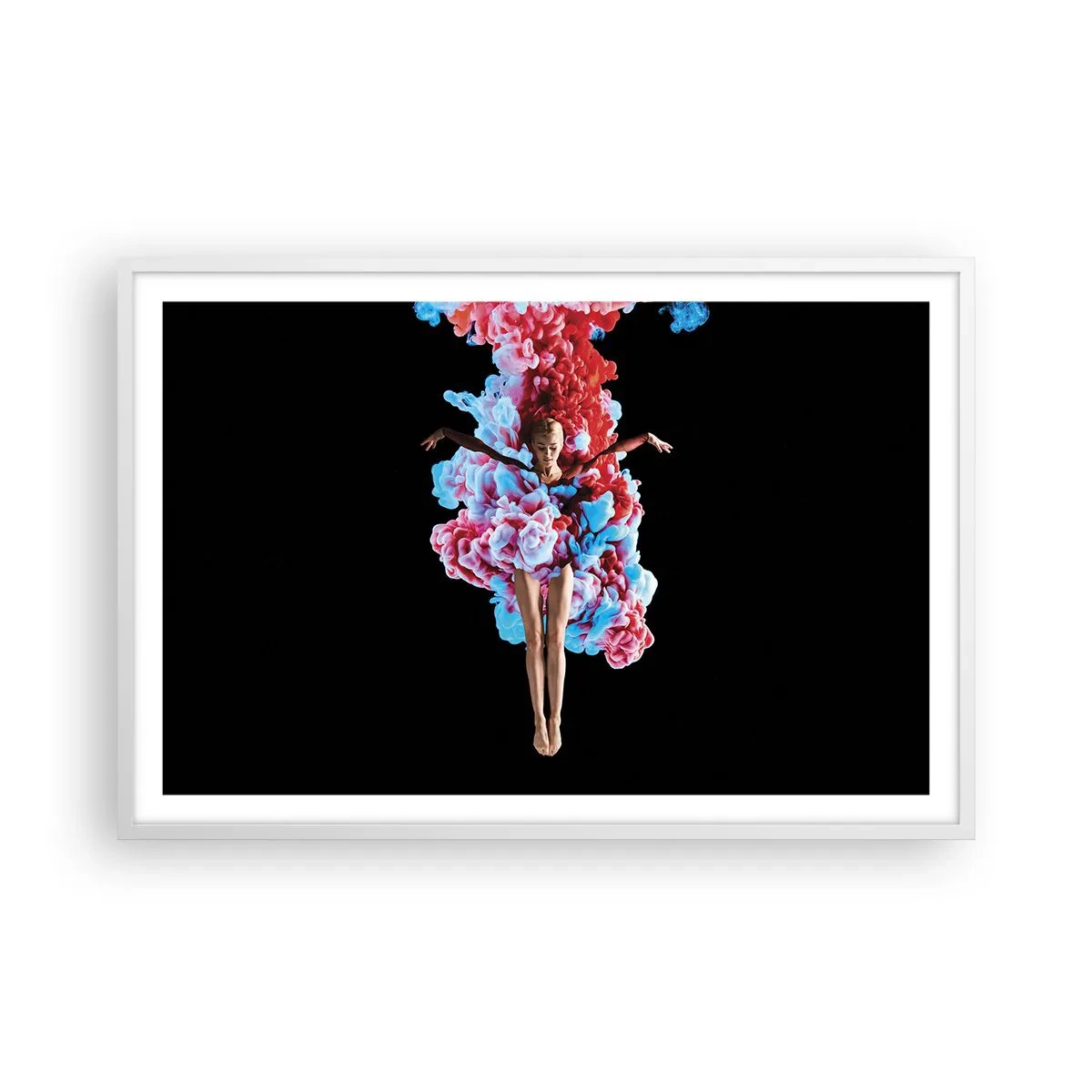 Plakát v bílém rámu - V plném květu - 91x61 cm