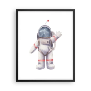 Plakát v černém rámu - Tak zatím! - 40x50 cm