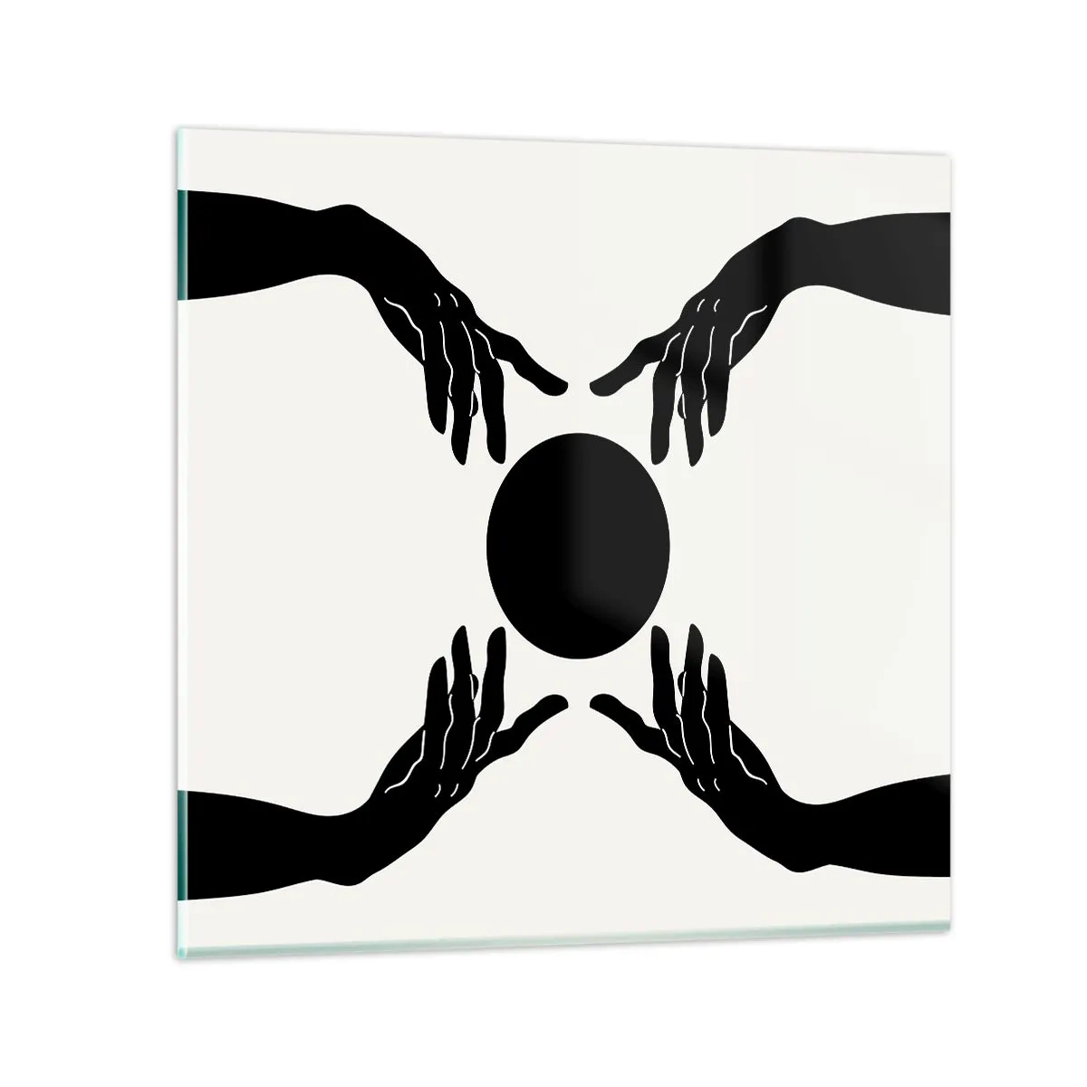 Obraz na skle - Tajné znamení - 50x50 cm