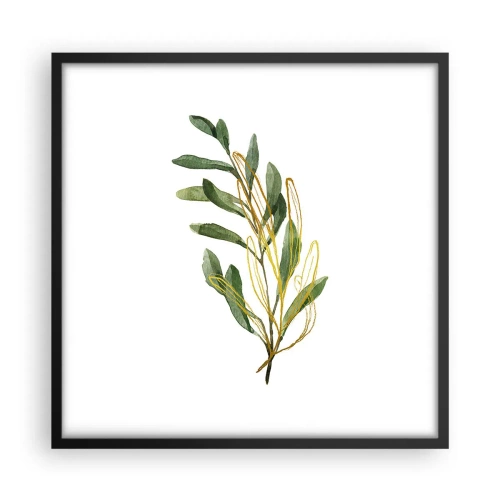 Plakát v černém rámu - Vše, co je dobré - 50x50 cm