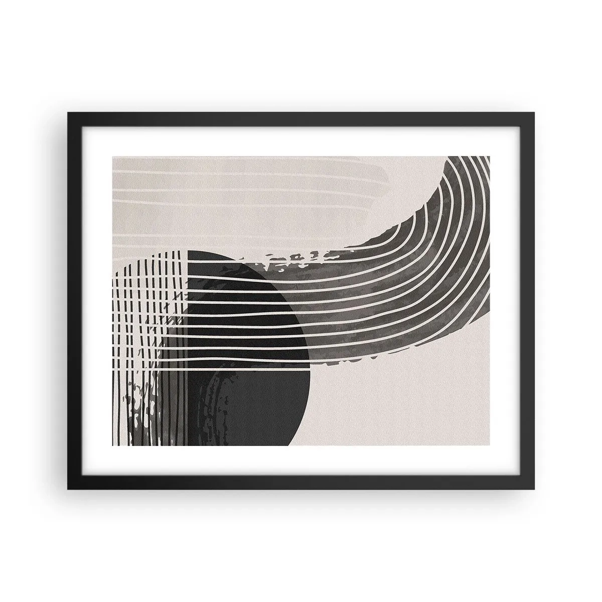 Plakát v černém rámu - Tam a zpět - 50x40 cm