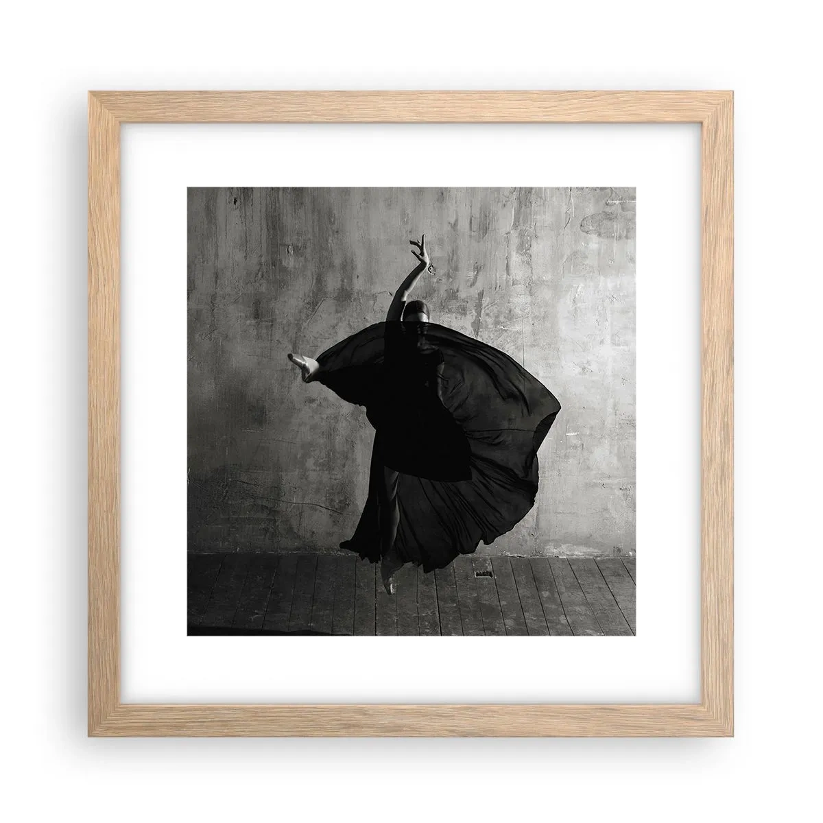 Plakát v rámu světlý dub - Plné vášně - 30x30 cm