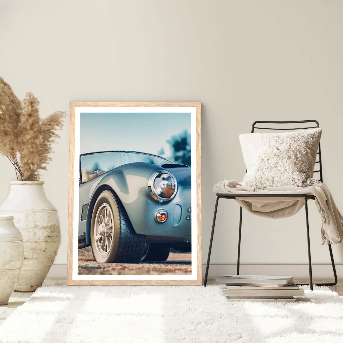 Plakát v rámu světlý dub - Protože na stylu záleží - 40x50 cm