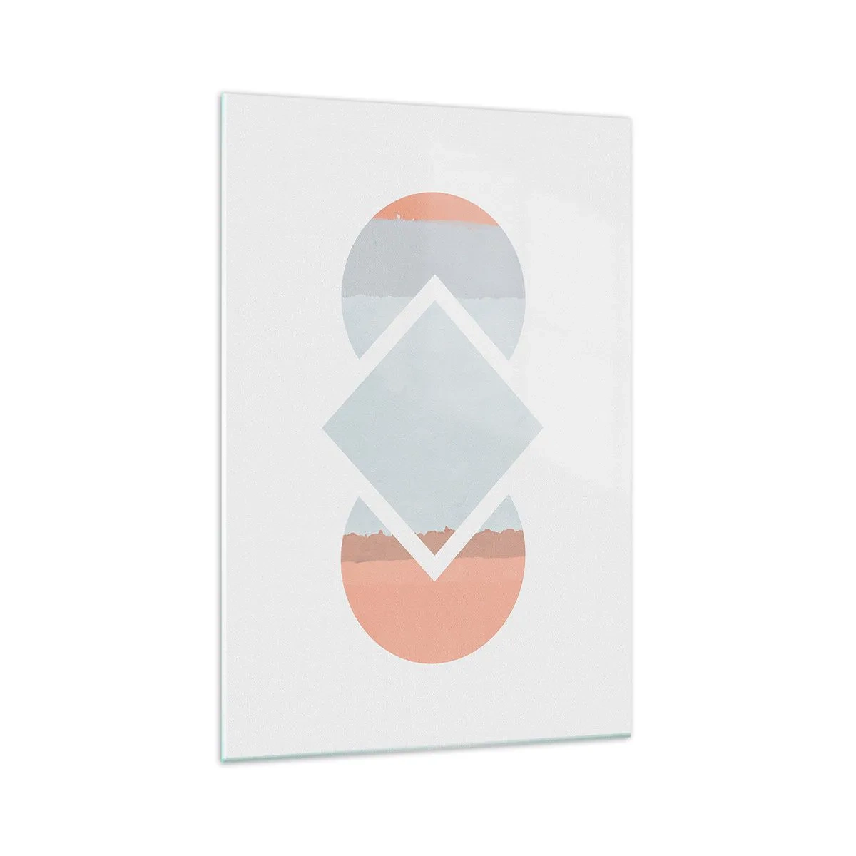 Obraz na skle - Situace je jasná - 70x100 cm