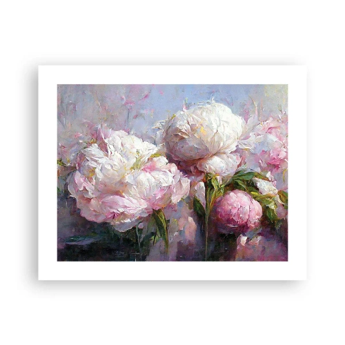 Plakát - Kytice překypující životem - 50x40 cm