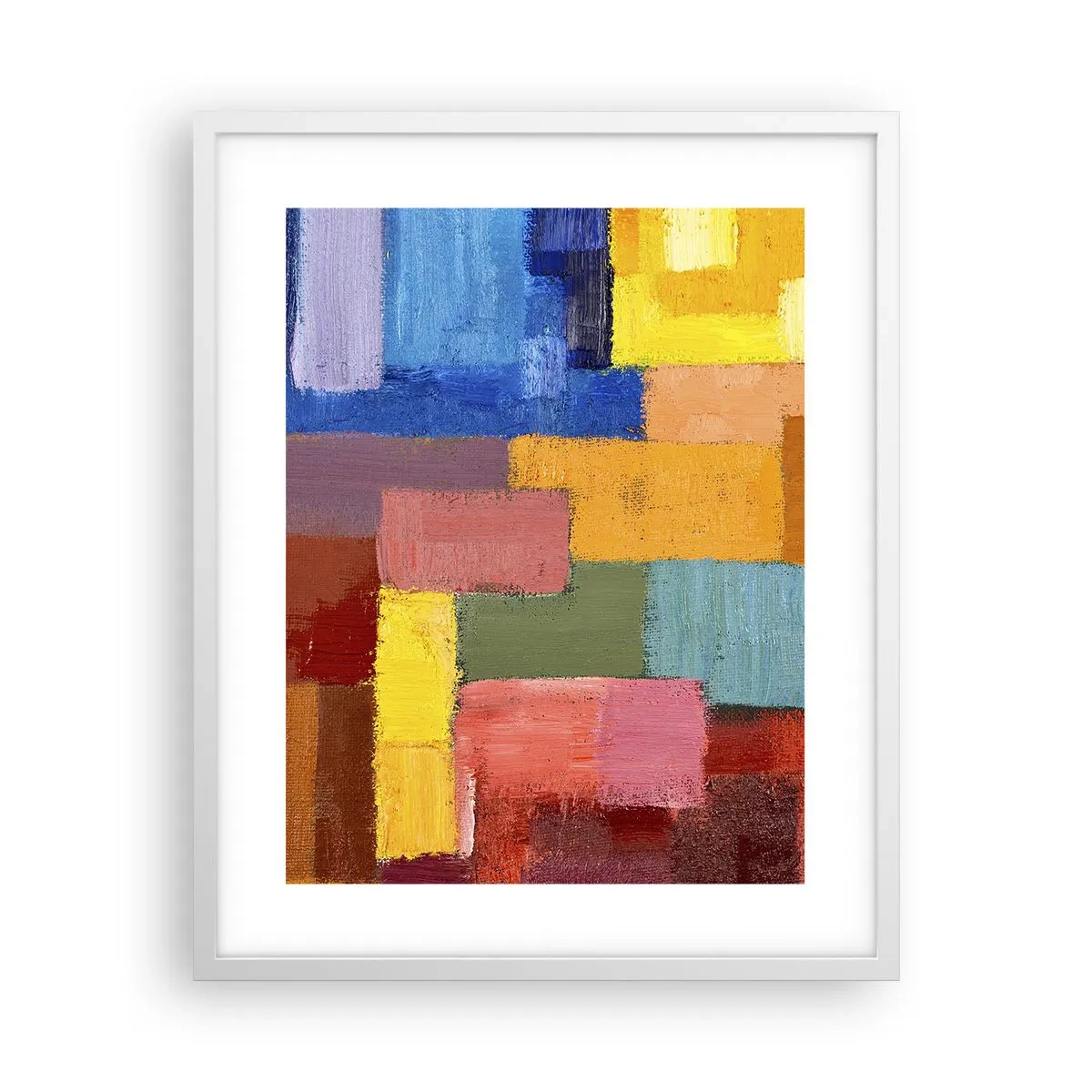 Plakát v bílém rámu - Každý jiný, všechny barevné - 40x50 cm