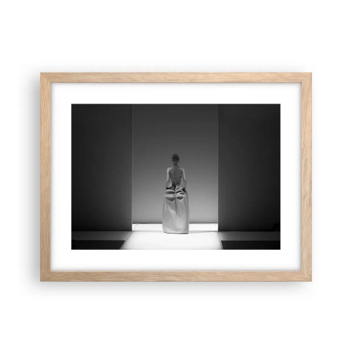 Plakát v rámu světlý dub - Rafinovaná jednoduchost - 40x30 cm
