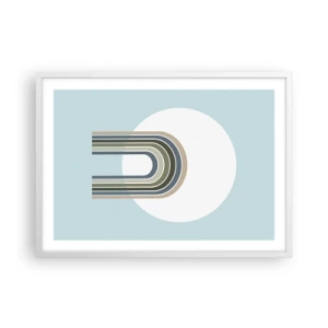 Plakát v bílém rámu - Neodolatelná přitažlivost - 70x50 cm