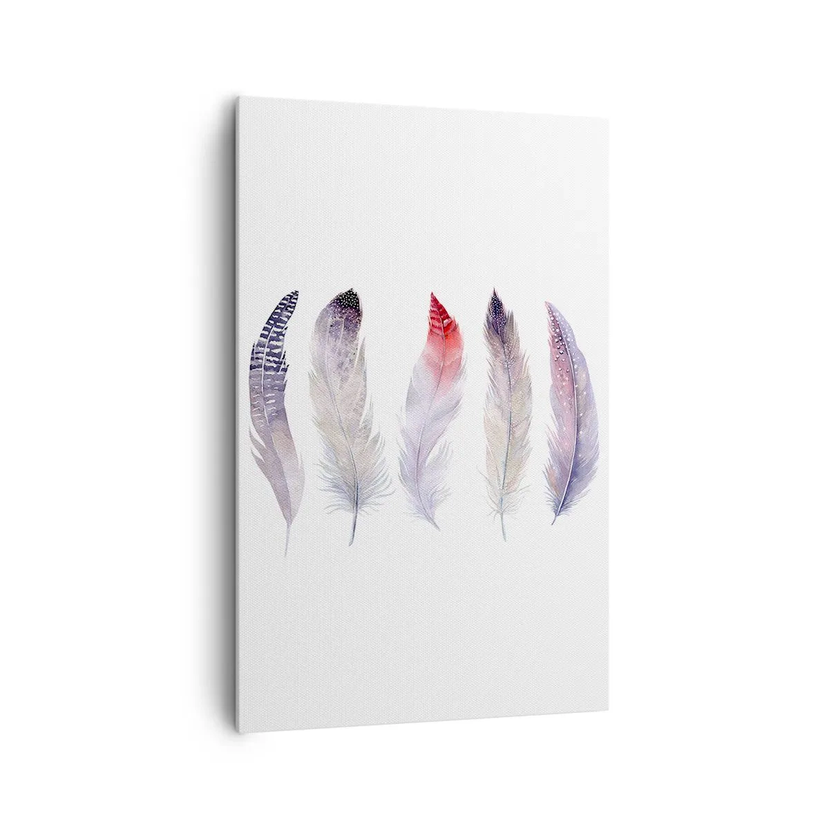 Obraz na plátně - Jemné jako různobarevná mlha - 80x120 cm