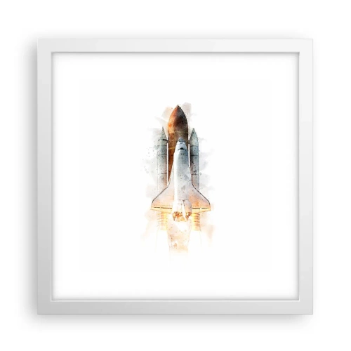 Plakát v bílém rámu - Průzkumníci do toho - 30x30 cm