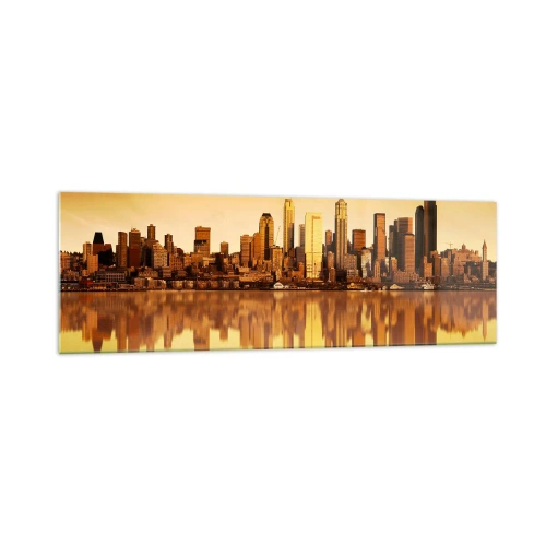 Obraz na skle - Ticho metropole - 160x50 cm