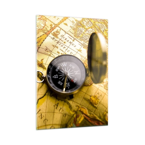 Obraz na skle - Co tak na konec světa? - 50x70 cm