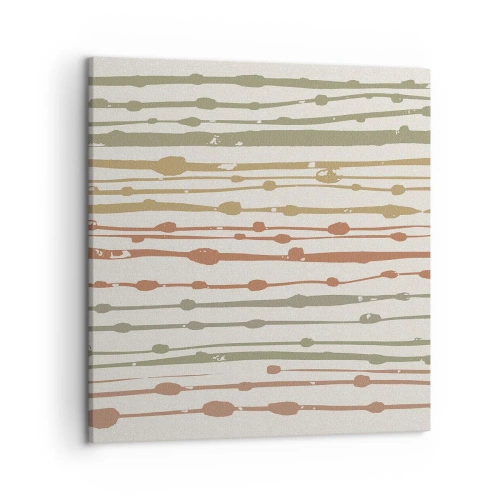 Obraz na plátně - Hudební záznam barev - 50x50 cm