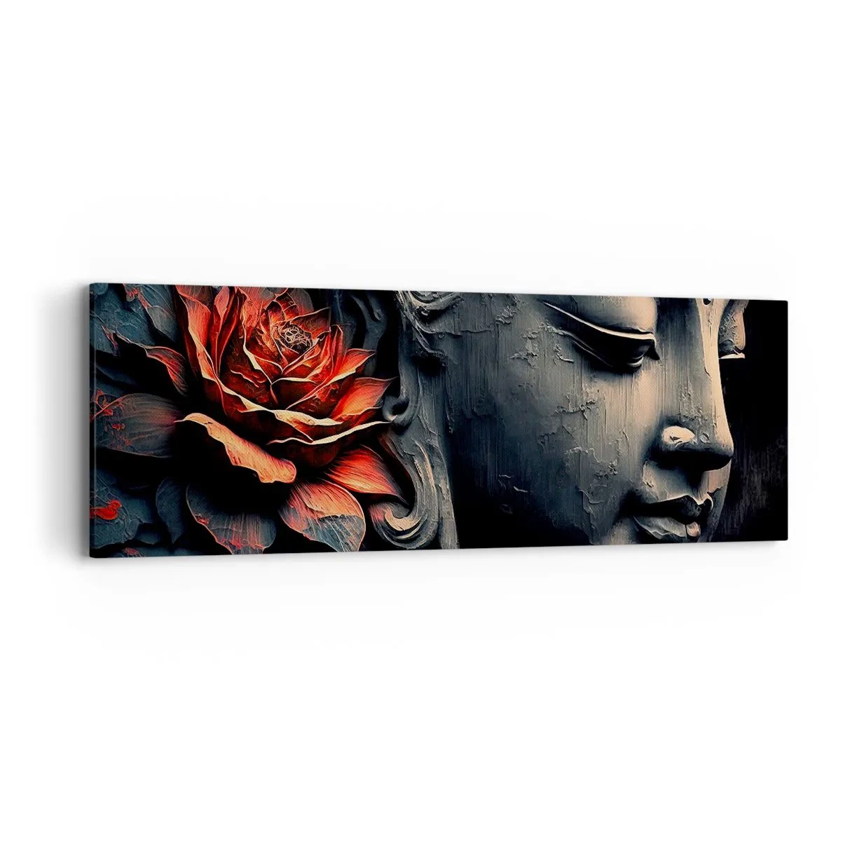 Obraz na plátně - V souladu se světem - 90x30 cm