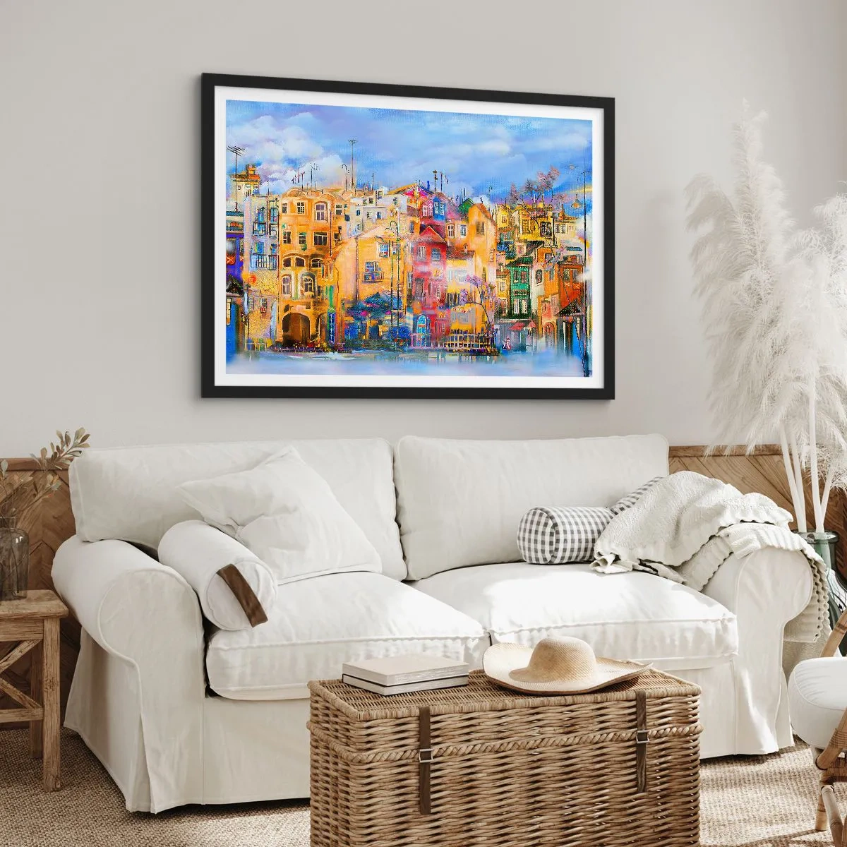 Plakát v černém rámu - Jsme spolu - 100x70 cm