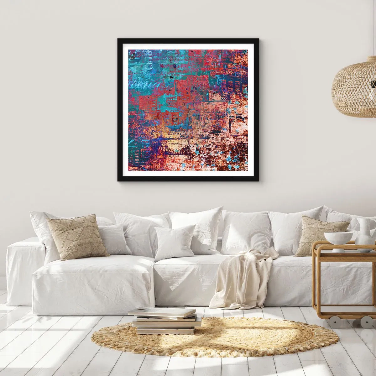 Plakát v černém rámu - Paměť a zapomnění - 40x40 cm