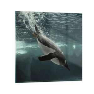 Obraz na skle - Vítejte v mém světě - 70x70 cm