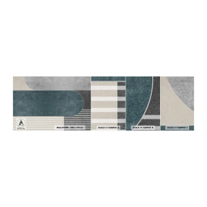 Fototapeta Vzorek Standard Eco - Kompozice na úrovni - Minimalismus, Tvary, Pastel - 100x30 cm