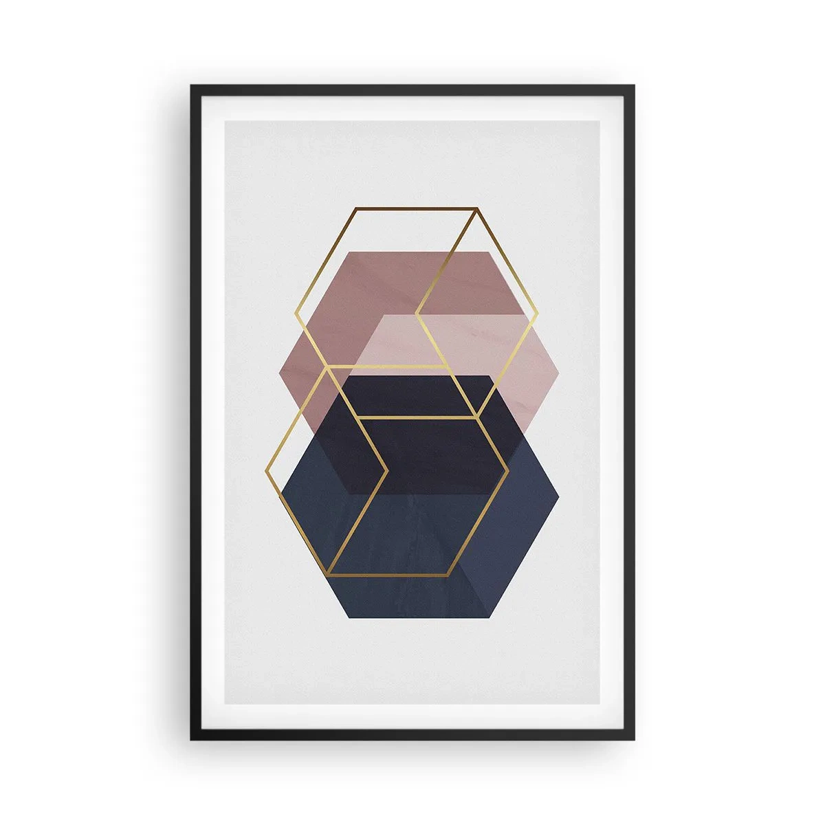 Plakát v černém rámu - Síla jednoduchosti - 61x91 cm