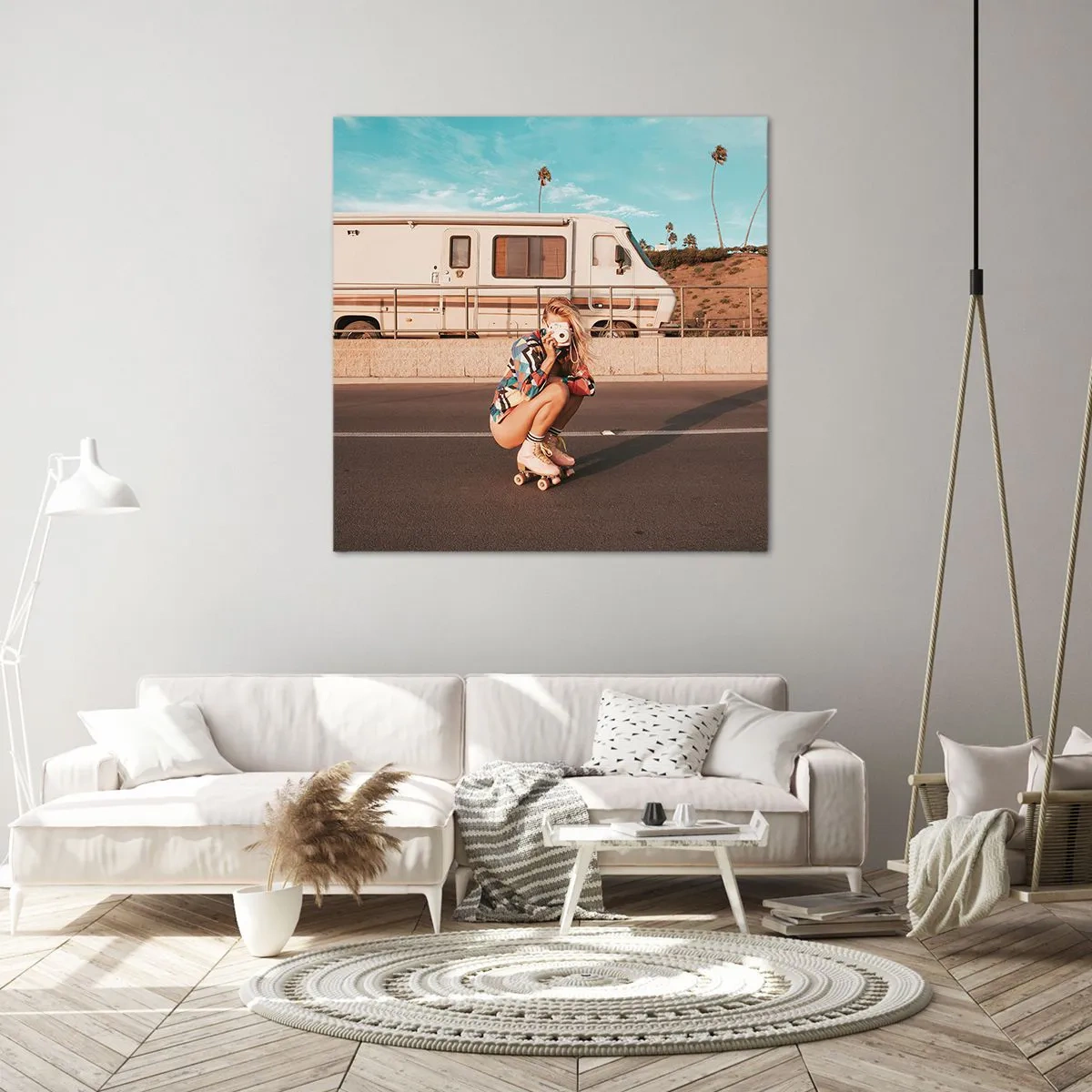 Obraz na plátně - Usmějte se! - 40x40 cm