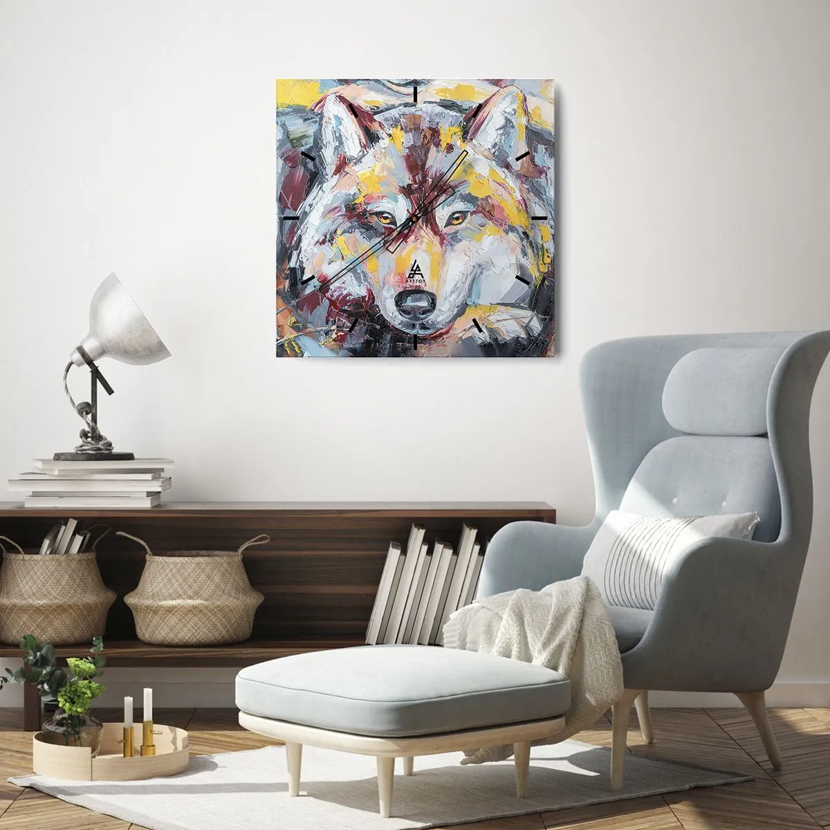 Nástěnné hodiny - Klid mezi blízkými - 30x30 cm
